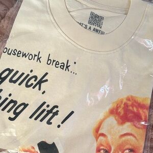 Cream Graphic T-Shirt